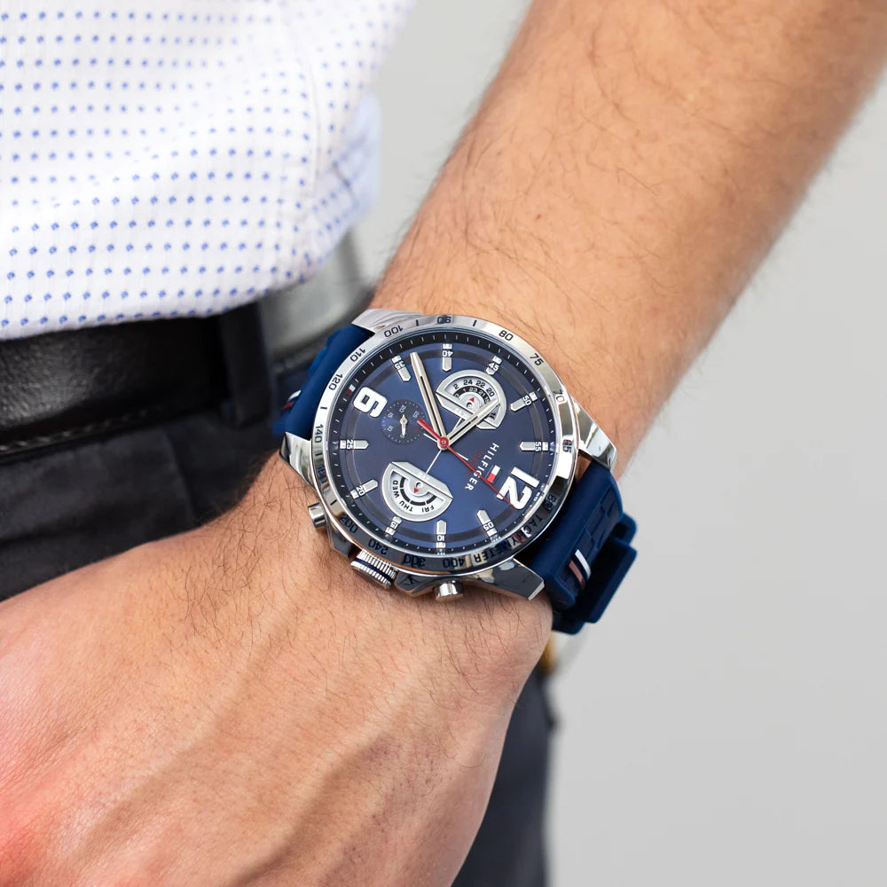 BOGOSS - Tommy Hilfiger - Chronograph - Bracelet sport SILICONE - Coffret d'origine + Sac d'origine