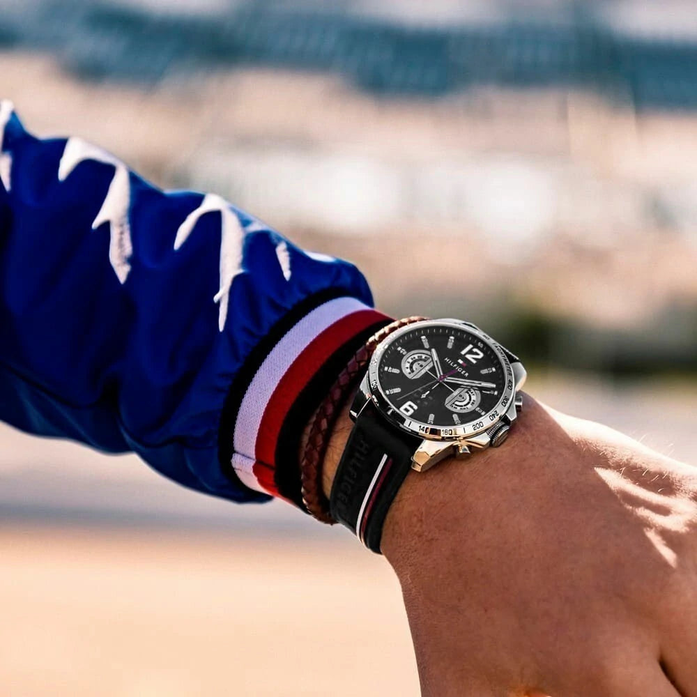 BOGOSS - Tommy Hilfiger - Chronograph - Bracelet sport SILICONE - Coffret d'origine + Sac d'origine