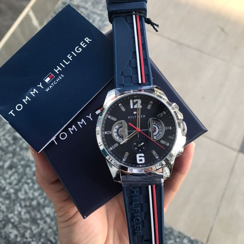 BOGOSS - Tommy Hilfiger - Chronograph - Bracelet sport SILICONE - Coffret d'origine + Sac d'origine